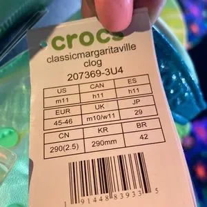 CROCS | Shoes | Margaritaville Limited Edition Green Marble  display picture 2